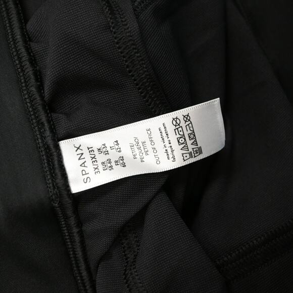 Spanx Very Black Petite Out Of Office Trousers Size 3x 50678Q - Picture 4 of 10